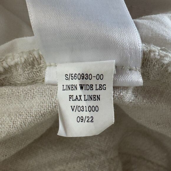 Old Navy High-Waisted Linen-Blend Wide-Leg Pants Women's Size Medium - Picture 5 of 7